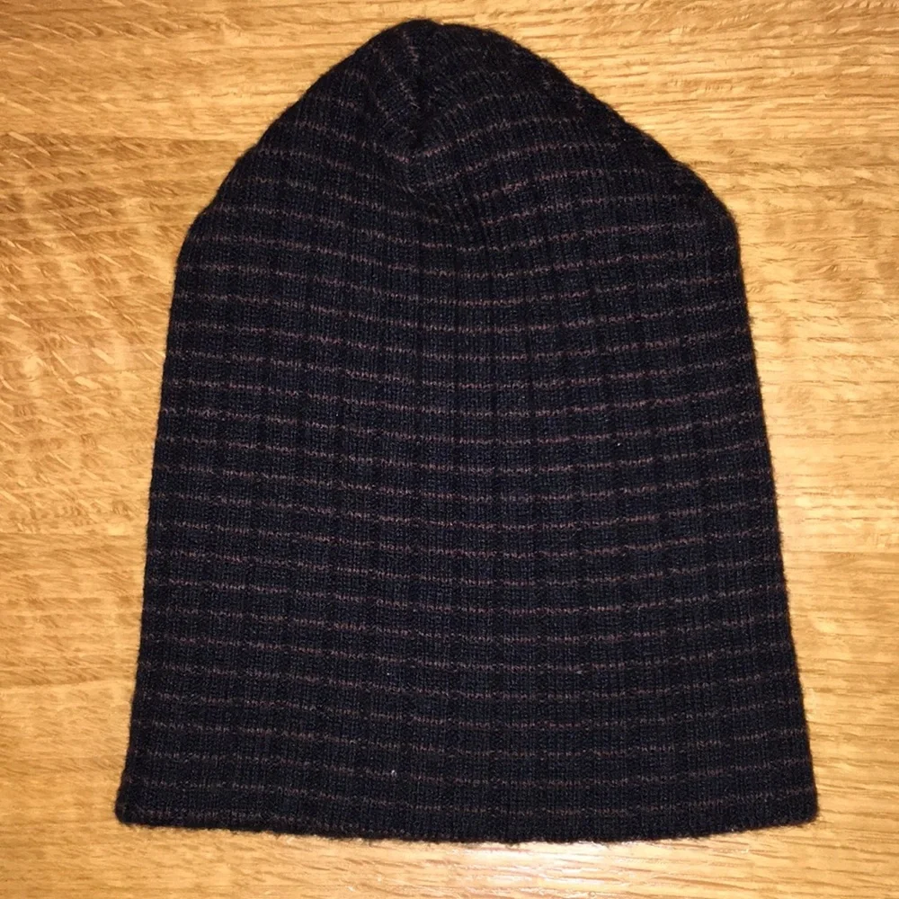 Vintage 90s PRADA Sport ribbed knitted beanie hat unisex